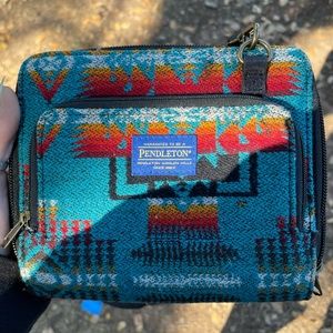 Turquoise Pendleton wallet/small bag w/ adjustable strap!